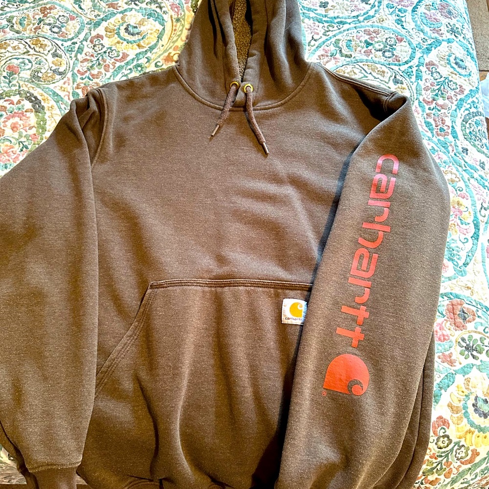 Brown Carhartt hoodie
